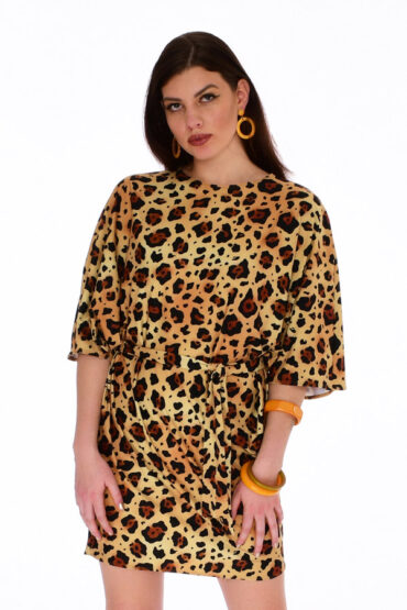 leopard-print-kaftan-short-tunic-dress c