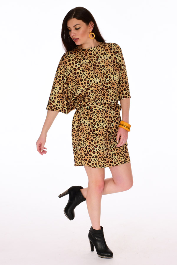 plus-size-leopard-animal-print-dress-short-sleeve-small-print