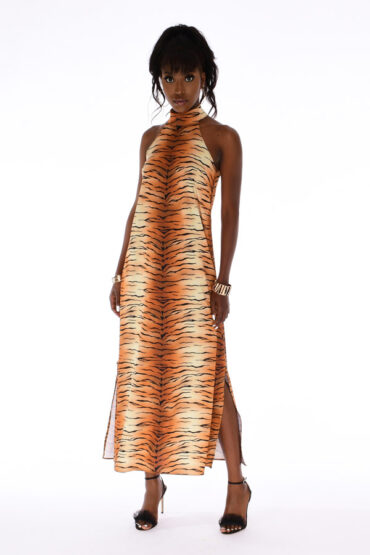 tiger-print-sleeveless-elegant-cocktail-maxi-dress