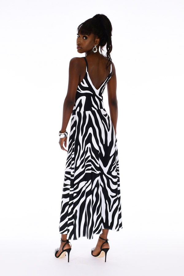 zebra-maxi-dress-low-v-neck-large-print