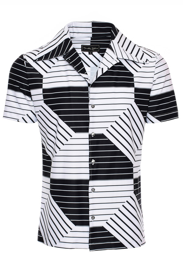 mens-60s-black-white-op-art-short-sleeve-camp-shirt-mixed-signals