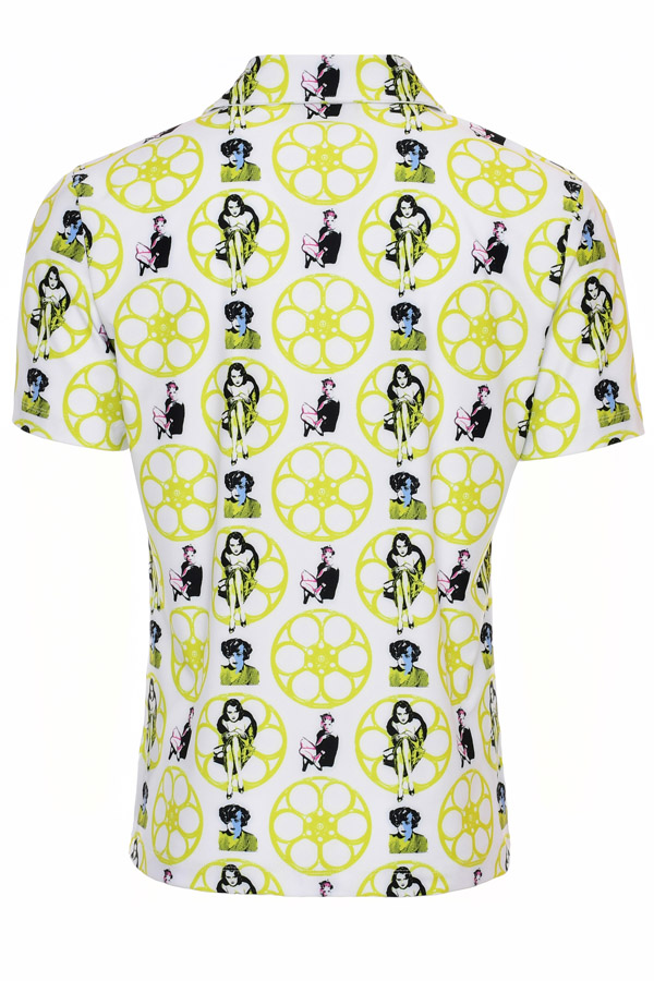 mens-unique-mod-retro-pop-art-tennis-golf-polo-shirt-chartreuse-