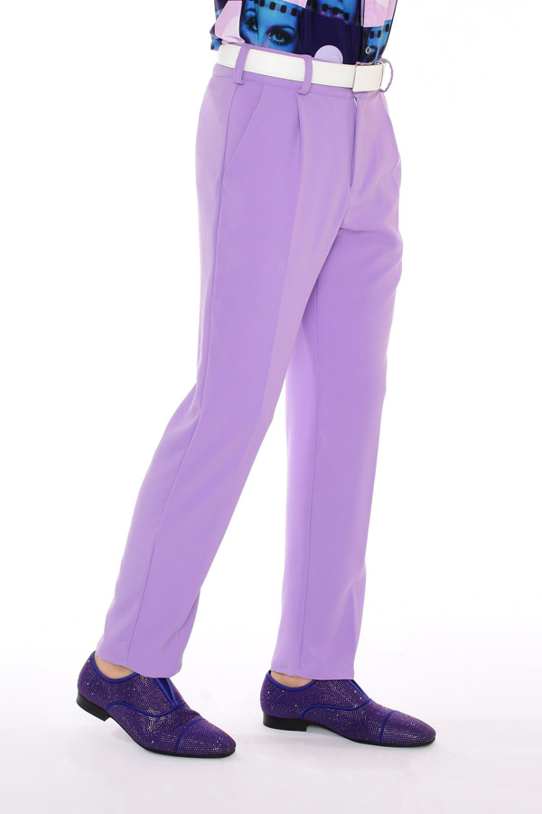 ASOS DESIGN Petite relaxed suit pants in purple  ASOS