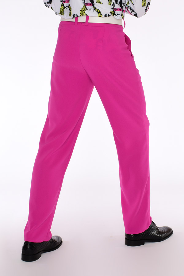 Skinny Fit Suit Pants - Pink - Men
