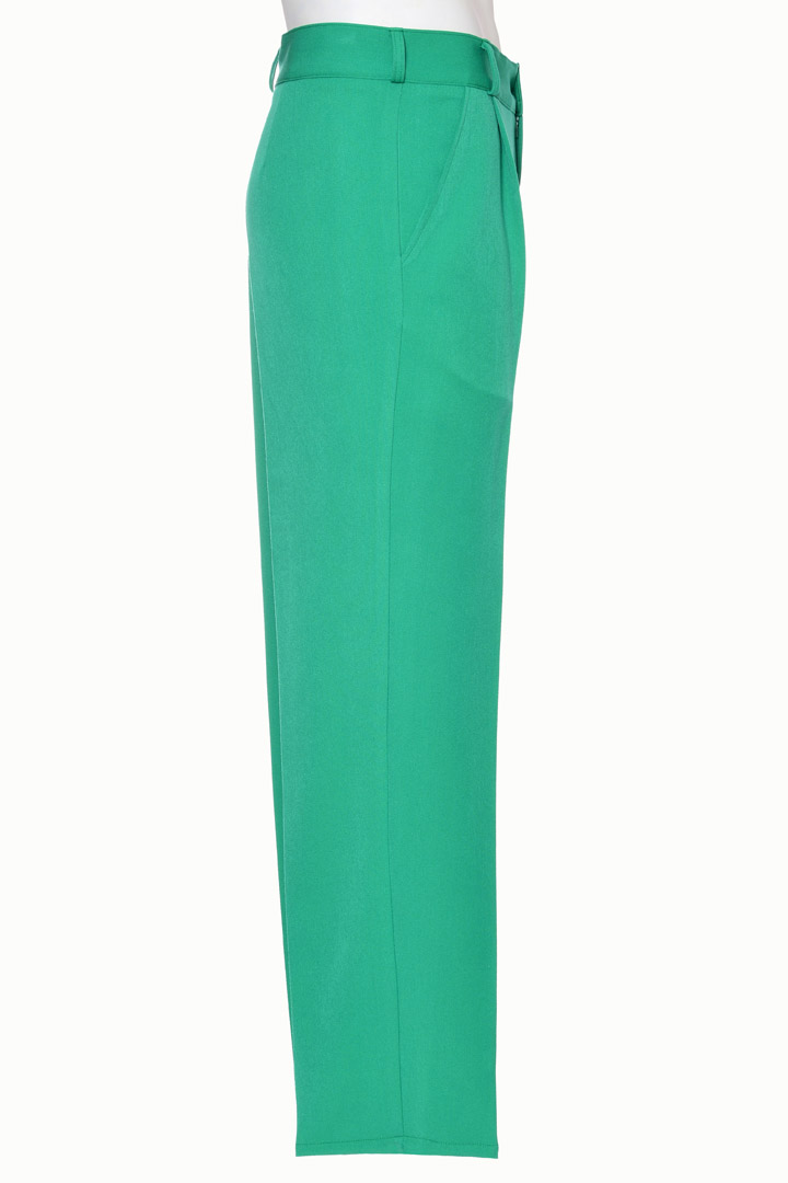 Kelly Green Slim Fit Dress Pants for Men | Bright Tailored Trousers