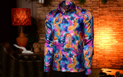 The Iconic 70s Vegas Rehearsal Shirt, Recreated: Our Psychedelic Paisley Drop Is Here